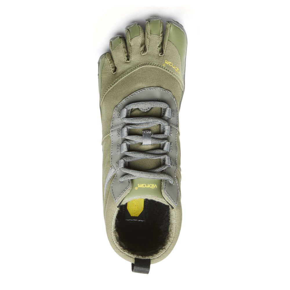 Zapatos De Trail Mujer Verde Oliva - FiveFingers V-Trek Insulated - ZURIOY-490